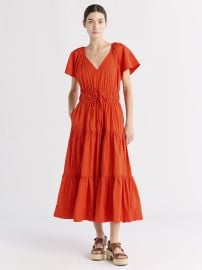 Free Assembly Womenx27s and Womenx27s Plus Tiered Cotton Maxi Dress Sizes XS-4X - Walmartcom at Walmart