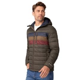 Free Country Tricolor Puffer Hooded Insulated Jacket at Rei