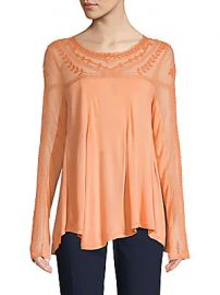 Free People - Botanical Lace Long-Sleeve Top at Saks Off 5th