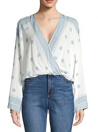 Free People - On Board Printed Bodysuit at Saks Off 5th