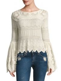 Free People - Once Upon A Time Bell Sleeve Top at Saks Fifth Avenue