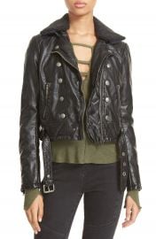 Free People  Ashville  Faux Leather Biker Jacket at Nordstrom