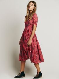 Free People  Bonnie Dress in Vintage Rose at Free People