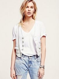 Free People  Menswear Cotton Vest at Free People