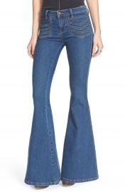 Free People  Stella  Flare Jeans at Nordstrom