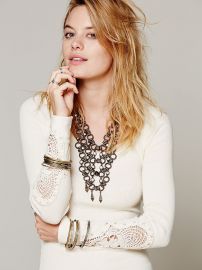 Free People  Synergy Cuff Thermal in ivory at Free People