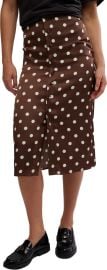 Free People Analise Polka Dot Button Up Midi Skirt at Nordstrom Rack