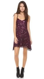 Free People Beaded Mesh Cocktail Dress at Shopbop