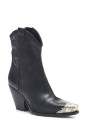 Free People Brayden Western Boot in Black Leather at Nordstrom