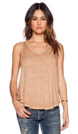 Free People Breezy Tank in Camel  REVOLVE at Revolve