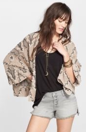 Free People Butterfly Sleeve Kimono Cardigan at Nordstrom