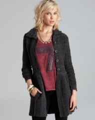 Free People Cardigan - Snaggle Yarn Loch Raven at Bloomingdales