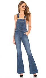 Free People Carly Flare Overall in Blue from Revolve com at Revolve