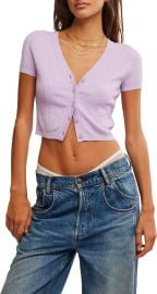 Free People Cassie Crop Cardigan at Nordstrom Rack