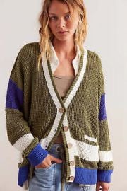 Free People Chelsea Cardigan Cardi Green New Season Size Small S - RRP 248 eBay at eBay