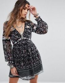 Free People Cherry Blossom Mini Dress at asos com at Asos