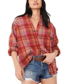 Free People Cotton Summer Daydream Plaid Shirt  Reviews - Tops - Women - Macys at Macys