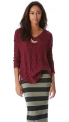 Free People Cross My Heart Pullover at Shopbop