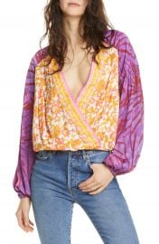 Free People Cruisin  x27  Together Print Top   Nordstrom at Nordstrom