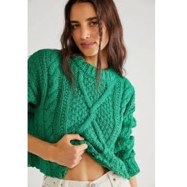 Free People Cutting Edge Cable Green Bee LG Women39s 12 at Amazon Womens Clothing store at Amazon