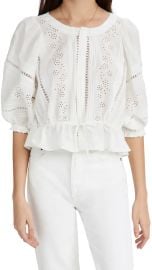 Free People Daisy Chains Eyelet Top at Shopbop