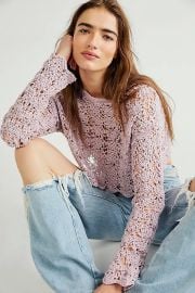 Free People Dani Pullover By Lilac Fog at Free People