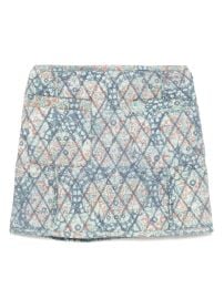 Free People Darla Mini Skirt Blue at Farfetch