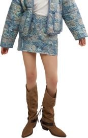 Free People Darla Quilted Cotton Miniskirt at Nordstrom Rack