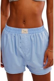 Free People Day to Day Boxer Shorts in Washed Black at Nordstrom Rack at Nordstrom Rack