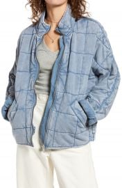 Free People Dolman Sleeve Quilted Jacket   Nordstrom at Nordstrom