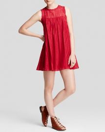 Free People Dress - Tu Es La Mini in Red at Bloomingdales