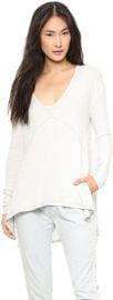 Free People Drippy Thermal Sunset Park Top in white at Shopbop