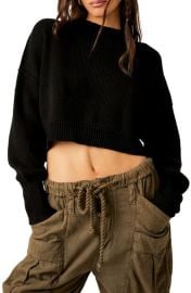 Free People Easy Street Crop Pullover at Nordstrom