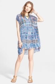 Free People Extreme Shirtdress in Marine at Nordstrom