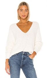 Free People Finders Keepers V Neck in White from Revolve com at Revolve