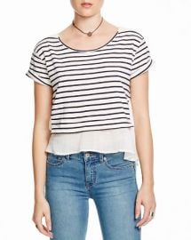 Free People French Kiss Striped Top at Bloomingdales