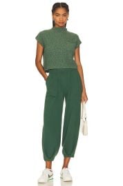 Free People Freya Sweater Set In Emerald Spell Combo at Revolve