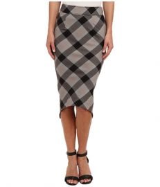 Free People Geometric Skirt Washed Black Combo at Zappos