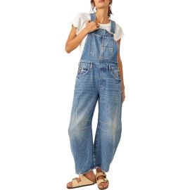 Free People Good Luck Denim Overalls at Nordstrom