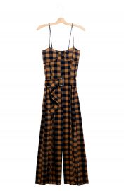 Free People Hold Me Tight Plaid Jumpsuit   Nordstrom at Nordstrom