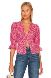 Free People I Found You Floral Print Blouse in Party Combo at Revolve