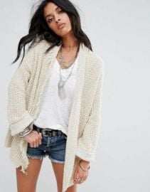 Free People I ll Be Around Silk Mix Knit Cardigan at asos com at Asos