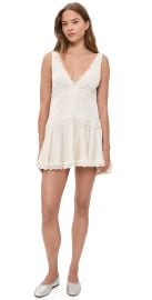 Free People In This Groove Mini Slip Dress Tofu M at Shopbop