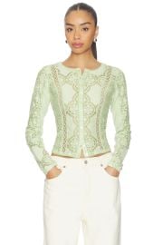 Free People Jae Knit Long Sleeve In Fresh Green at Revolve