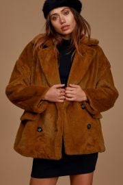 Free People Kate Fur Coat at Lulus