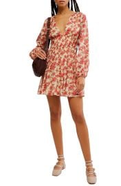 Free People Keep You Long Sleeve Cotton Minidress at Nordstrom Rack