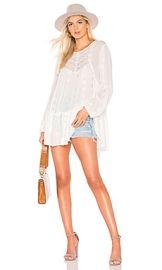 Free People Kiss Kiss Tunic in Ivory at Revolve