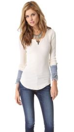 Free People Kyoto Cuff Thermal Top at Shopbop