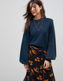 Free People Let It Shine Oversized Knit Sweater at Asos