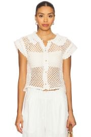 Free People Lily Crochet Top In Coconut Milk at Revolve